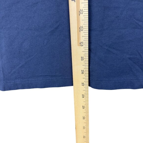 Vineyard Vines Hanukkah 2016 T-Shirt Men S Navy Blue Whale Graphic Front Pocket - Picture 8 of 9